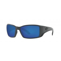 Costa Blackfin Men's Matte Gray And Blue Mirror Sunglasses