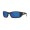 Costa Blackfin Men's Matte Black And Blue Mirror Sunglasses
