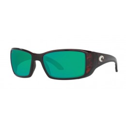 Costa Blackfin Men's Tortoise And Green Mirror Sunglasses
