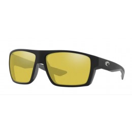 Costa Bloke Men's Matte Black And Sunrise Silver Mirror Sunglasses