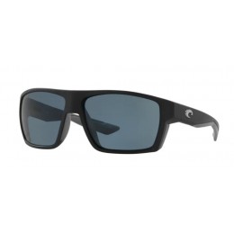 Costa Bloke Men's Matte Black And Gray Sunglasses