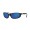 Costa Brine Men's Matte Black And Blue Mirror Sunglasses
