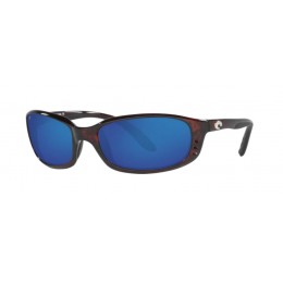 Costa Brine Men's Tortoise And Blue Mirror Sunglasses