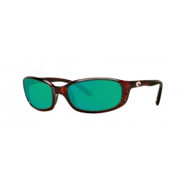 Costa Brine Men's Tortoise And Green Mirror Sunglasses