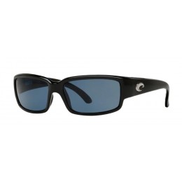 Costa Caballito Men's Shiny Black And Gray Sunglasses
