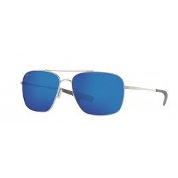 Costa Canaveral Men's Palladium And Blue Mirror Sunglasses