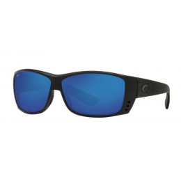 Costa Cat Cay Men's Blackout And Blue Mirror Sunglasses