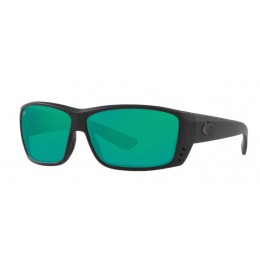 Costa Cat Cay Men's Blackout And Green Mirror Sunglasses