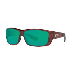 Costa Cat Cay Men's Tortoise And Green Mirror Sunglasses