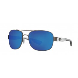Costa Cocos Men's Gunmetal And Blue Mirror Sunglasses