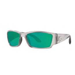 Costa Corbina Men's Silver And Green Mirror Sunglasses