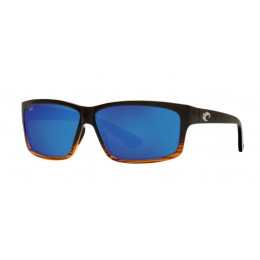 Costa Cut Men's Coconut Fade And Blue Mirror Sunglasses