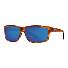 Costa Cut Men's Honey Tortoise And Blue Mirror Sunglasses