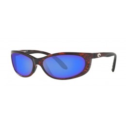 Costa Fathom Men's Tortoise And Blue Mirror Sunglasses