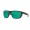 Costa Ferg Men's Matte Black And Green Mirror Sunglasses