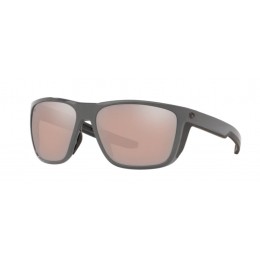 Costa Ferg Men's Matte Gray And Copper Silver Mirror Sunglasses
