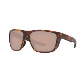 Costa Ferg Men's Matte Tortoise And Copper Silver Mirror Sunglasses