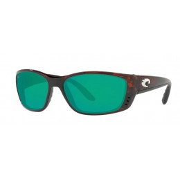 Costa Fisch Men's Tortoise And Green Mirror Sunglasses