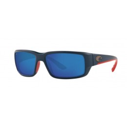 Costa Freedom Series Fantail Men's Matte Freedom Fade And Blue Mirror Sunglasses