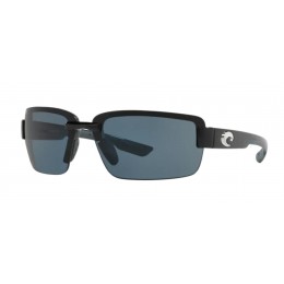 Costa Galveston Men's Shiny Black And Gray Sunglasses