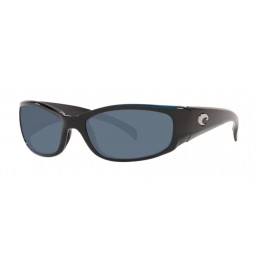 Costa Hammerhead Men's Shiny Black And Gray Sunglasses