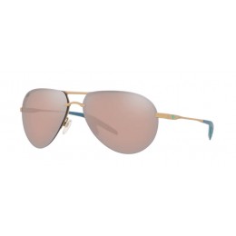 Costa Helo Men's Matte Champagne And Copper Silver Mirror Sunglasses