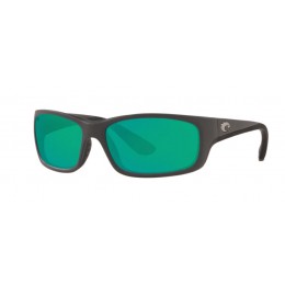 Costa Jose Men's Matte Gray And Green Mirror Sunglasses