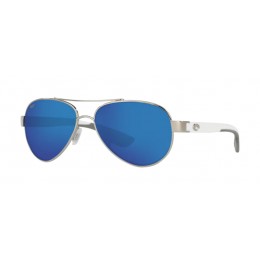 Costa Loreto Men's Palladium And Blue Mirror Sunglasses