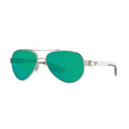 Costa Loreto Men's Palladium And Green Mirror Sunglasses