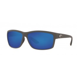 Costa Mag Bay Men's Matte Gray And Blue Mirror Sunglasses