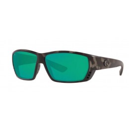 Costa Ocearch Tuna Alley Men's Tiger Shark Ocearch And Green Mirror Sunglasses