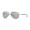 Costa Peli Men's Shiny Silver And Gray Silver Mirror Sunglasses