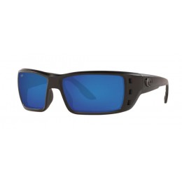 Costa Permit Men's Blackout And Blue Mirror Sunglasses
