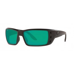 Costa Permit Men's Blackout And Green Mirror Sunglasses