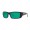 Costa Permit Men's Matte Black And Green Mirror Sunglasses