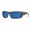Costa Permit Men's Matte Gray And Blue Mirror Sunglasses