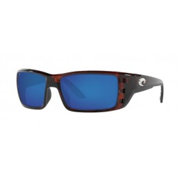 Costa Permit Men's Tortoise And Blue Mirror Sunglasses