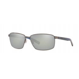 Costa Ponce Men's Brushed Gunmetal And Gray Silver Mirror Sunglasses