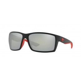 Costa Reefton Men's Race Black And Gray Silver Mirror Sunglasses