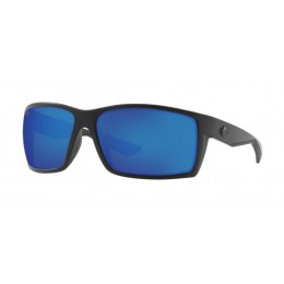 Costa Reefton Men's Blackout And Blue Mirror Sunglasses