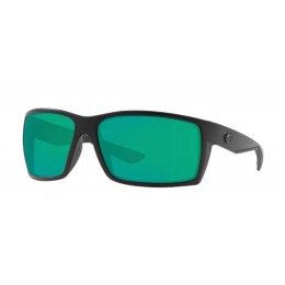 Costa Reefton Men's Blackout And Green Mirror Sunglasses