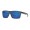 Costa Rincon Men's Matte Smoke Crystal Fade And Blue Mirror Sunglasses