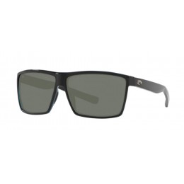 Costa Rincon Men's Shiny Black And Gray Sunglasses