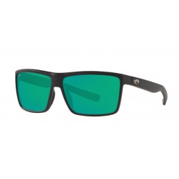 Costa Rinconcito Men's Matte Black And Green Mirror Sunglasses
