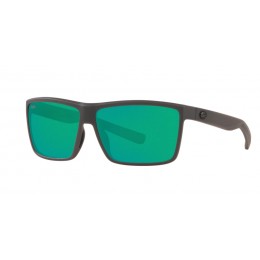 Costa Rinconcito Men's Matte Gray And Green Mirror Sunglasses
