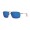 Costa Skimmer Men's Matte Silver And Blue Mirror Sunglasses