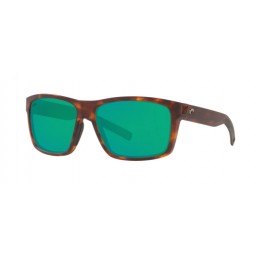 Costa Slack Tide Men's Matte Tortoise And Green Mirror Sunglasses