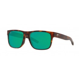 Costa Spearo Men's Matte Tortoise And Green Mirror Sunglasses