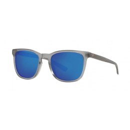Costa Sullivan Men's Matte Gray Crystal And Blue Mirror Sunglasses