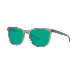Costa Sullivan Men's Matte Gray Crystal And Green Mirror Sunglasses